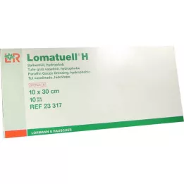 LOMATUELL H Tepalinis tiulis 10x30 cm sterilus, 10 vnt