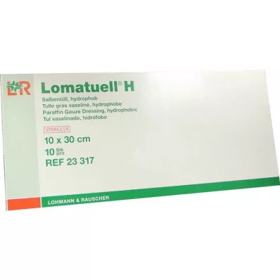 LOMATUELL H Tepalinis tiulis 10x30 cm sterilus, 10 vnt