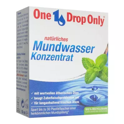 ONE DROP Tik natūralus burnos skalavimo skysčio koncentratas, 50 ml