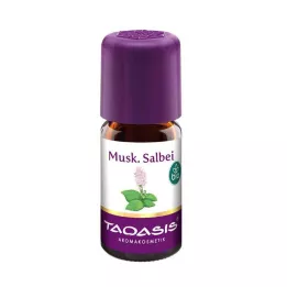 MUSKATELLERSALBEIÖL Ekologiškas, 5 ml