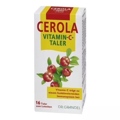 CEROLA Vitaminas C Taler Grandel, 16 vnt