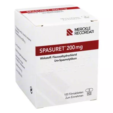 SPASURET 200 plėvele dengtų tablečių, 100 vnt