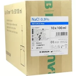 URO TAINER 0,9 % natrio chlorido tirpalas, 10X100 ml