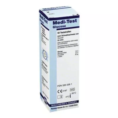 MEDI-TEST Gliukozės testo juostelės, 50 vnt MEDI-TEST Gliukozės testo juostelės, 50 vnt