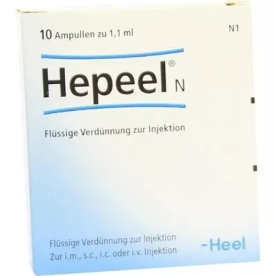 HEPEEL N Ampulės, 10 vnt