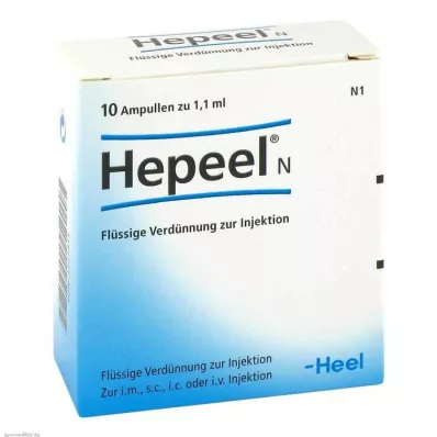 HEPEEL N Ampulės, 10 vnt