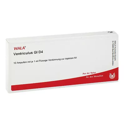 VENTRICULUS GL D 4 ampulės, 10X1 ml VENTRICULUS GL D 4 ampulės, 10X1 ml