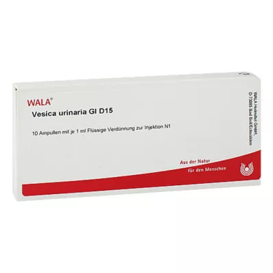 Vesica Urinaria GL D 15 ampulės, 10X1 ml