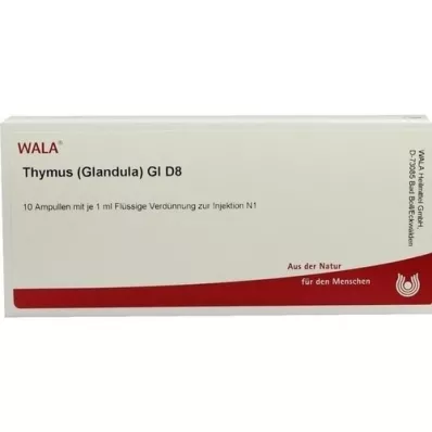 THYMUS GLANDULA GL D 8 ampulės, 10X1 ml