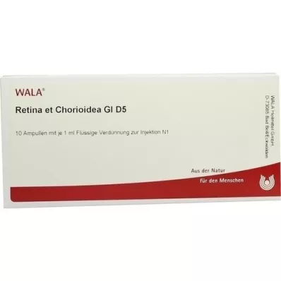 RETINA ET Chorioidea GL D 5 ampulės, 10X1 ml