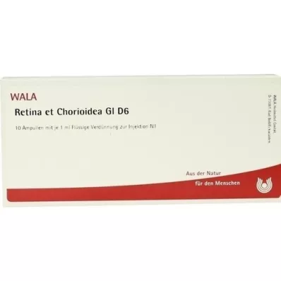 RETINA ET Chorioidea GL D 6 ampulės, 10X1 ml