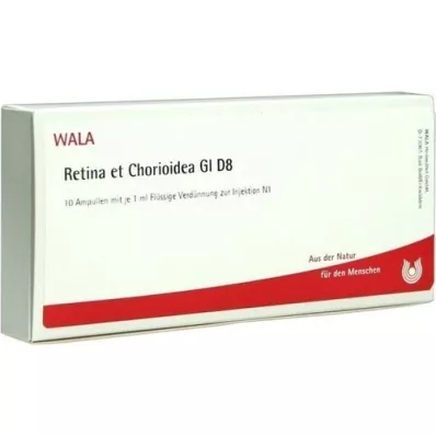 RETINA ET Chorioidea GL D 8 ampulės, 10X1 ml