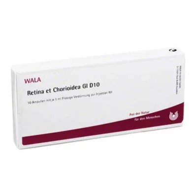 Retina et chorioidea GL D 10 ampulės, 10X1 ml