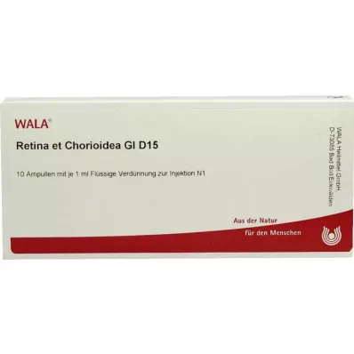 Retina et chorioidea GL D 15 ampulės, 10X1 ml