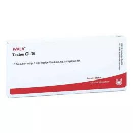 TESTES GL D 6 ampulės, 10X1 ml