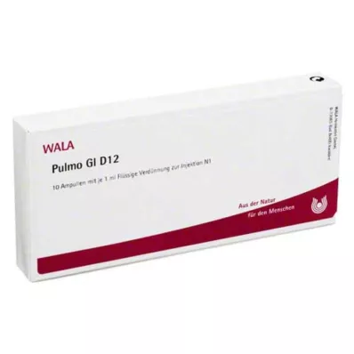 Pulmo GL D 12 ampulės, 10X1 ml