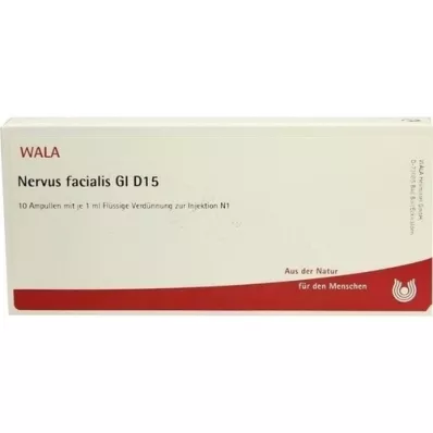 NERVUS FACIALIS GL D 15 ampulių, 10X1 ml