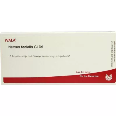 Nervus Facialis GL D 6 ampulės, 10X1 ml Nervus Facialis GL D 6 ampulės, 10X1 ml
