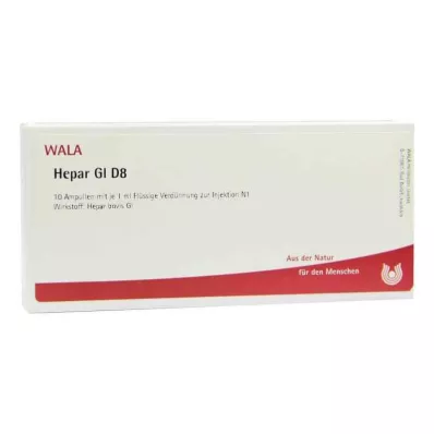 HEPAR GL D 8 ampulės, 10X1 ml HEPAR GL D 8 ampulės, 10X1 ml