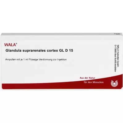 GLANDULA SUPRARENALES žievė GL D 15 ampulių, 10X1 ml