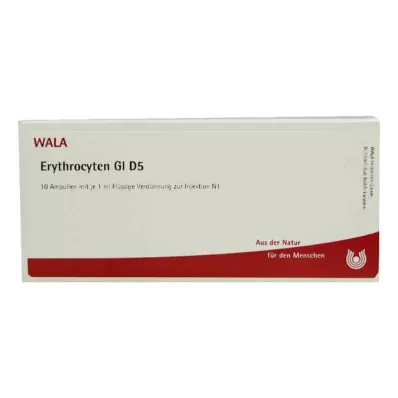 ERYTHROCYTEN GL D 5 ampulės, 10X1 ml ERYTHROCYTEN GL D 5 ampulės, 10X1 ml