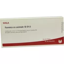 FORMICA EX animale GL D 12 ampulių, 10X1 ml