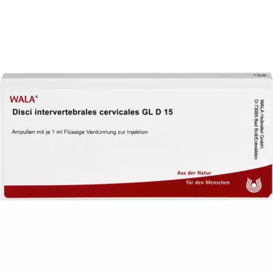 DISCI intervertebrales cervicales GL D 15 ampulių, 10X1 ml