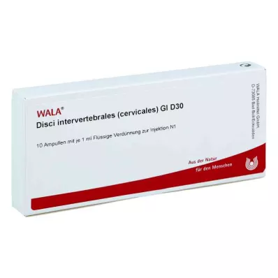 DISCI intervertebrales cervicales GL D 30 ampulių, 10X1 ml