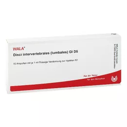 DISCI intervertebrales lumbales GL D 5 ampulės, 10X1 ml
