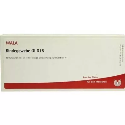 BINDEGEWEBE GL D 15 ampulių, 10X1 ml BINDEGEWEBE GL D 15 ampulių, 10X1 ml