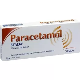 PARACETAMOL STADA 500 mg tabletės, 10 vnt
