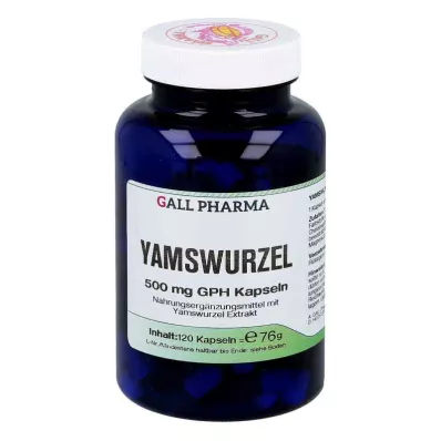 YAMSWURZEL 500 mg GPH kapsulės, 120 kapsulių