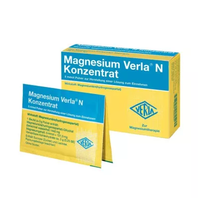MAGNESIUM VERLA N Koncentratas, skirtas gerti, 20 vnt