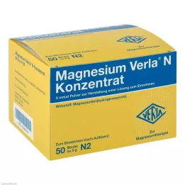 MAGNESIUM VERLA N Koncentratas, skirtas gerti, 50 vnt