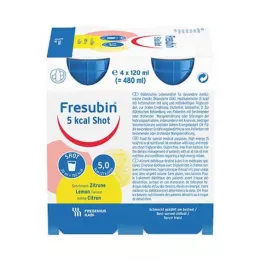 FRESUBIN 5 kcal SHOT Citrinų tirpalas, 4X120 ml