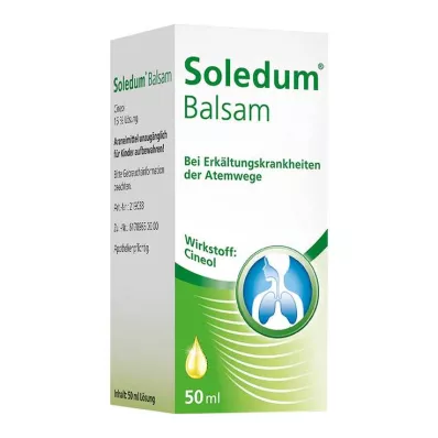 Balzamas Soledum, 50 ml Balzamas Soledum, 50 ml