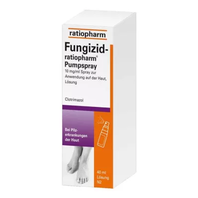 FUNGIZID-ratiopharm purškiamasis purkštukas, 40 ml FUNGIZID-ratiopharm purškiamasis purkštukas, 40 ml