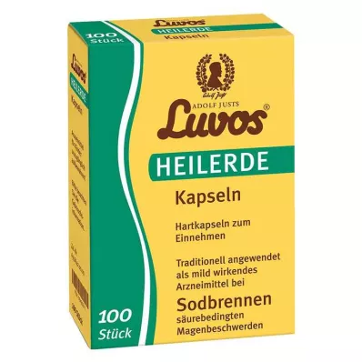LUVOS Gydomojo molio kapsulės, 100 vnt