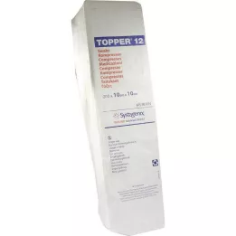 TOPPER 12 Compr.10x10 cm nesterilūs, 200 vnt