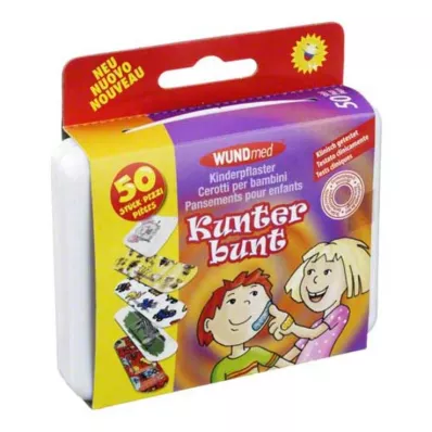 KINDERPFLASTER Kunterbunt, 50 vnt