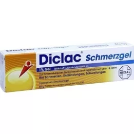 DICLAC Skausmo gelis 1%, 50 g