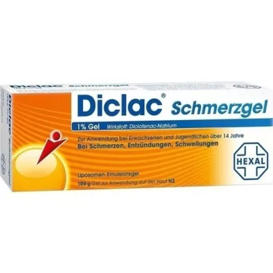 DICLAC Skausmo gelis 1%, 100 g