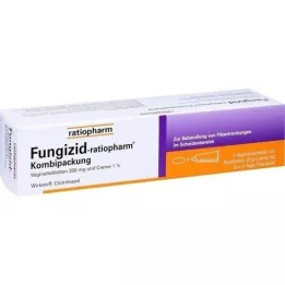 FUNGIZID-ratiopharm 3 vag. tabletės + 20 g kremo, 1 pakuotė