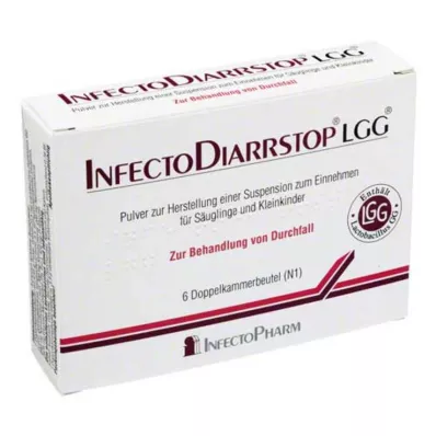 INFECTODIARRSTOP LGG Milteliai geriamajai suspensijai ruošti, 6 vnt
