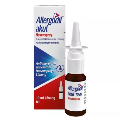 ALLERGODIL ūminis nosies purškalas, 10 ml