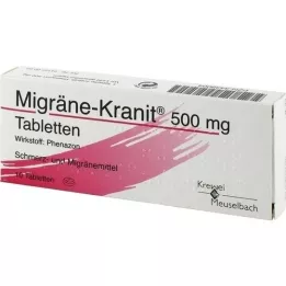 MIGRÄNE KRANIT 500 mg tabletės, 10 vnt