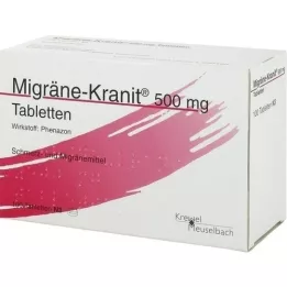 MIGRÄNE KRANIT 500 mg tabletės, 100 vnt