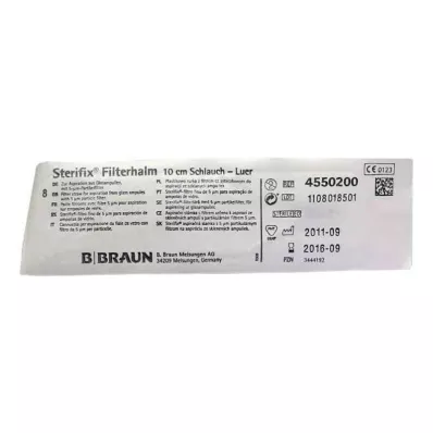 STERIFIX Filtravimo šiaudelis 10 cm, 1 vnt