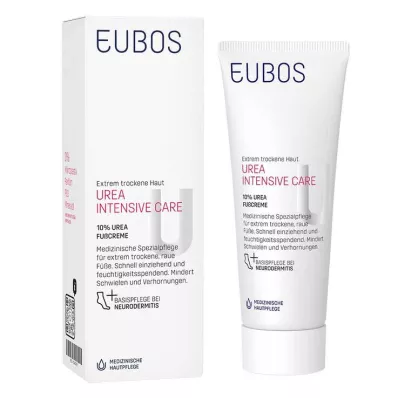 EUBOS TROCKENE HAUT Karbamido 10% pėdų kremas, 100 ml