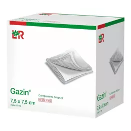 GAZIN Marlės komp. 7,5x7,5 cm sterilus 8 kartus, 25X2 vnt